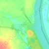 Topografische kaart Nueva Esperanza, hoogte, reliëf