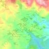 Topografische kaart A Tablilla, hoogte, reliëf