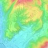 Topografische kaart Valzella, hoogte, reliëf