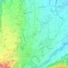 Topografische kaart Eula, hoogte, reliëf