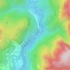 Topografische kaart Termine di Cadore, hoogte, reliëf