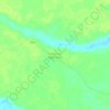 Topografische kaart Ngorongo Mashariki, hoogte, reliëf