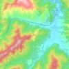 Topografische kaart Usciano, hoogte, reliëf
