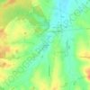 Topografische kaart La Chaume, hoogte, reliëf