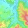 Topografische kaart Raon Basse, hoogte, reliëf