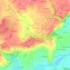 Topografische kaart La Boudais, hoogte, reliëf