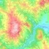 Topografische kaart Ruino, hoogte, reliëf
