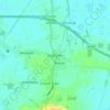 Topografische kaart Grey Green, hoogte, reliëf