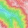 Topografische kaart Zoreri, hoogte, reliëf