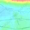 Topografische kaart Tiawanacu, hoogte, reliëf