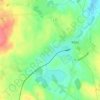 Topografische kaart Arpshagen, hoogte, reliëf