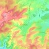 Topografische kaart Habergy, hoogte, reliëf