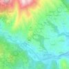 Topografische kaart Fervazzo, hoogte, reliëf