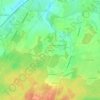 Topografische kaart La Farge, hoogte, reliëf