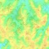 Topografische kaart Droiselles, hoogte, reliëf
