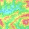 Topografische kaart La Villa, hoogte, reliëf