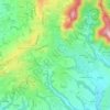 Topografische kaart Missagliola, hoogte, reliëf