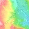 Topografische kaart Nederhögen, hoogte, reliëf