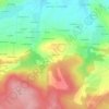Topografische kaart La Beunière, hoogte, reliëf