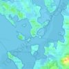 Topografische kaart Montsarrac, hoogte, reliëf