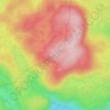 Topografische kaart Ringen, hoogte, reliëf