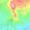Topografische kaart La Centinela, hoogte, reliëf