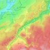 Topografische kaart Mulartshütte, hoogte, reliëf