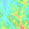 Topografische kaart Soiana, hoogte, reliëf
