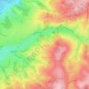 Topografische kaart La Grange du Bois, hoogte, reliëf