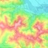 Topografische kaart Rolasco, hoogte, reliëf