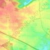 Topografische kaart Tomerdingen, hoogte, reliëf
