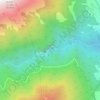 Topografische kaart Gole del Salinello, hoogte, reliëf