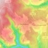 Topografische kaart Zwerenberg, hoogte, reliëf