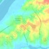 Topografische kaart Zona de los Príncipes, hoogte, reliëf