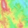 Topografische kaart Le Rouveyret, hoogte, reliëf