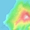 Topografische kaart Olmi, hoogte, reliëf