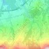 Topografische kaart L'Éluiset, hoogte, reliëf