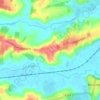 Topografische kaart Cock Marling, hoogte, reliëf