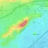 Topografische kaart La Valette-du-Var, hoogte, reliëf