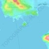 Topografische kaart Astypalaia, hoogte, reliëf
