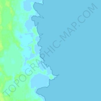 Topografische kaart Nunalla, hoogte, reliëf