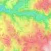 Topografische kaart La Capelle, hoogte, reliëf