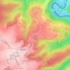 Topografische kaart Héist, hoogte, reliëf