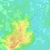 Topografische kaart Urubicha, hoogte, reliëf