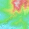Topografische kaart Arsu, hoogte, reliëf