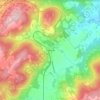 Topografische kaart Sabillasville, hoogte, reliëf