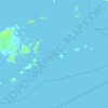 Topografische kaart Celandat Islets, hoogte, reliëf