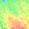 Topografische kaart La Barretière, hoogte, reliëf
