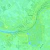 Topografische kaart Moleneind, hoogte, reliëf