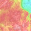Topografische kaart Cezaredas, hoogte, reliëf